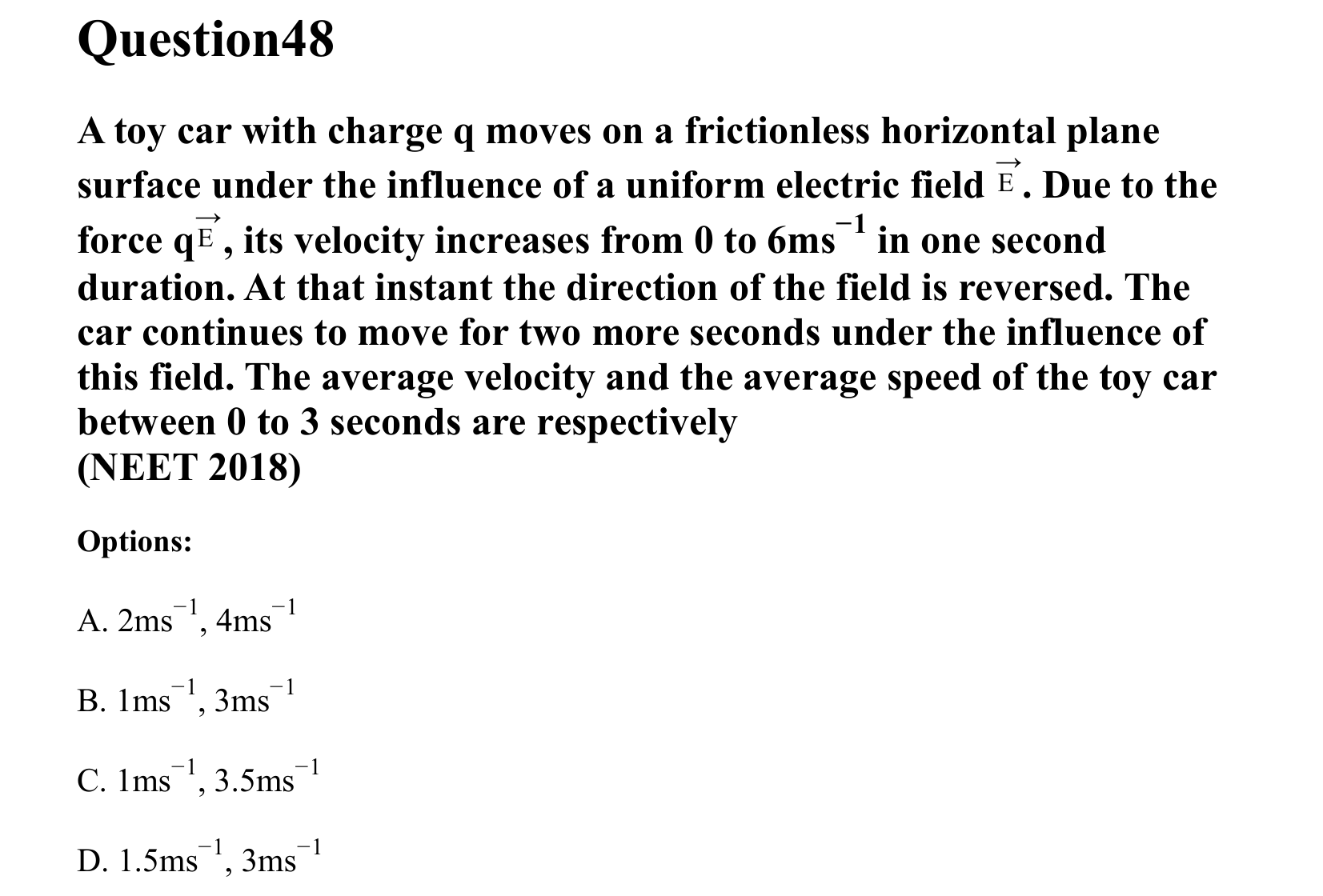 Electrostatics question 48