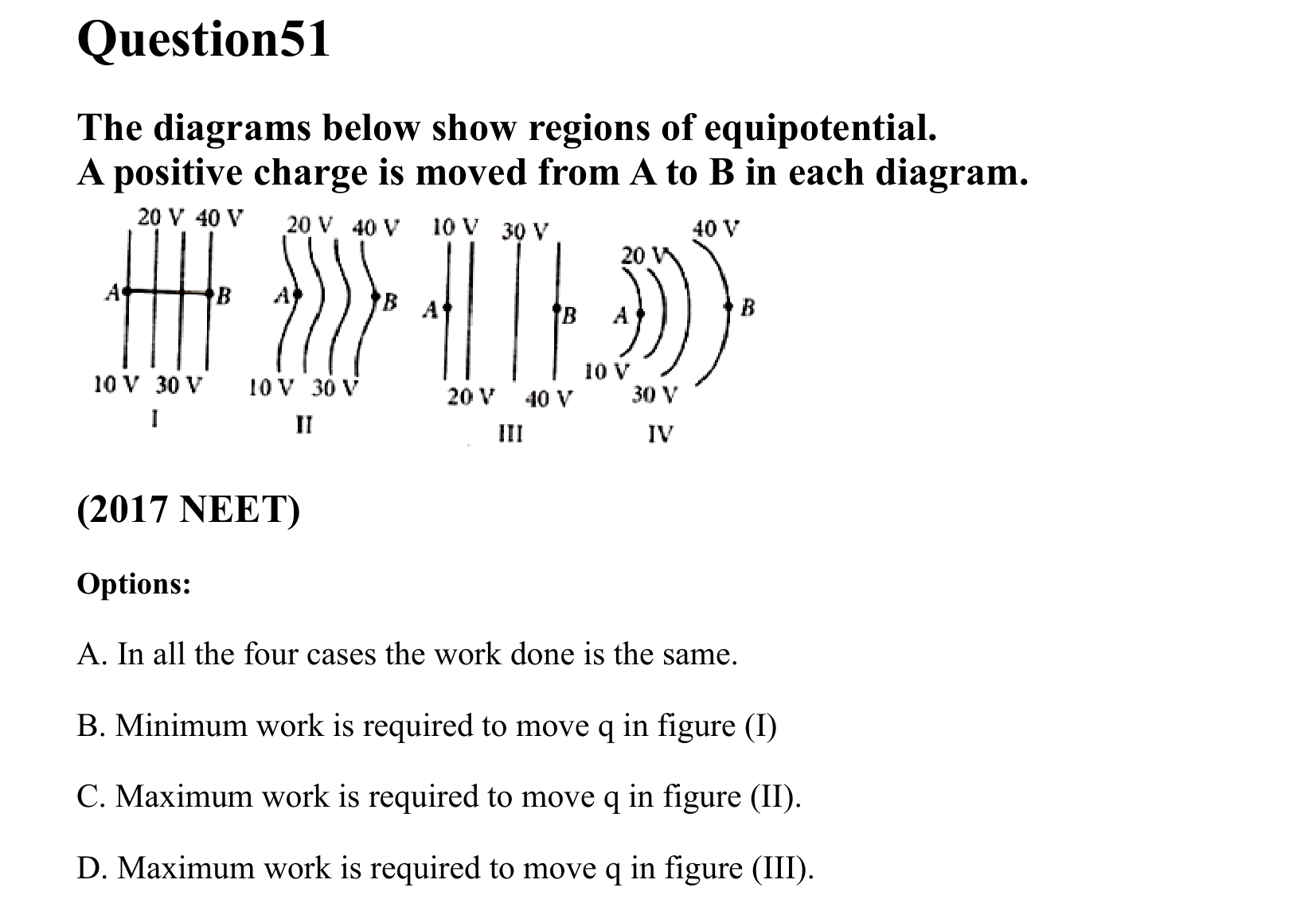 Electrostatics question 51