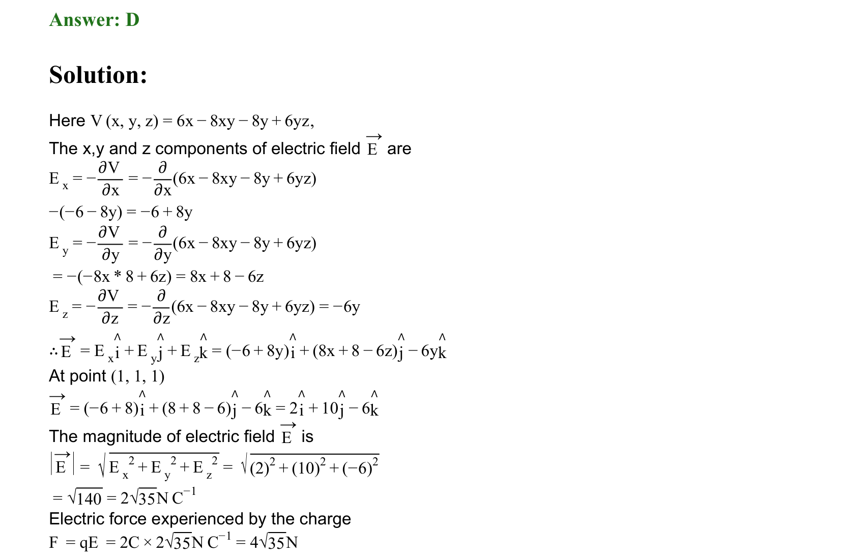 Electrostatics solution 62