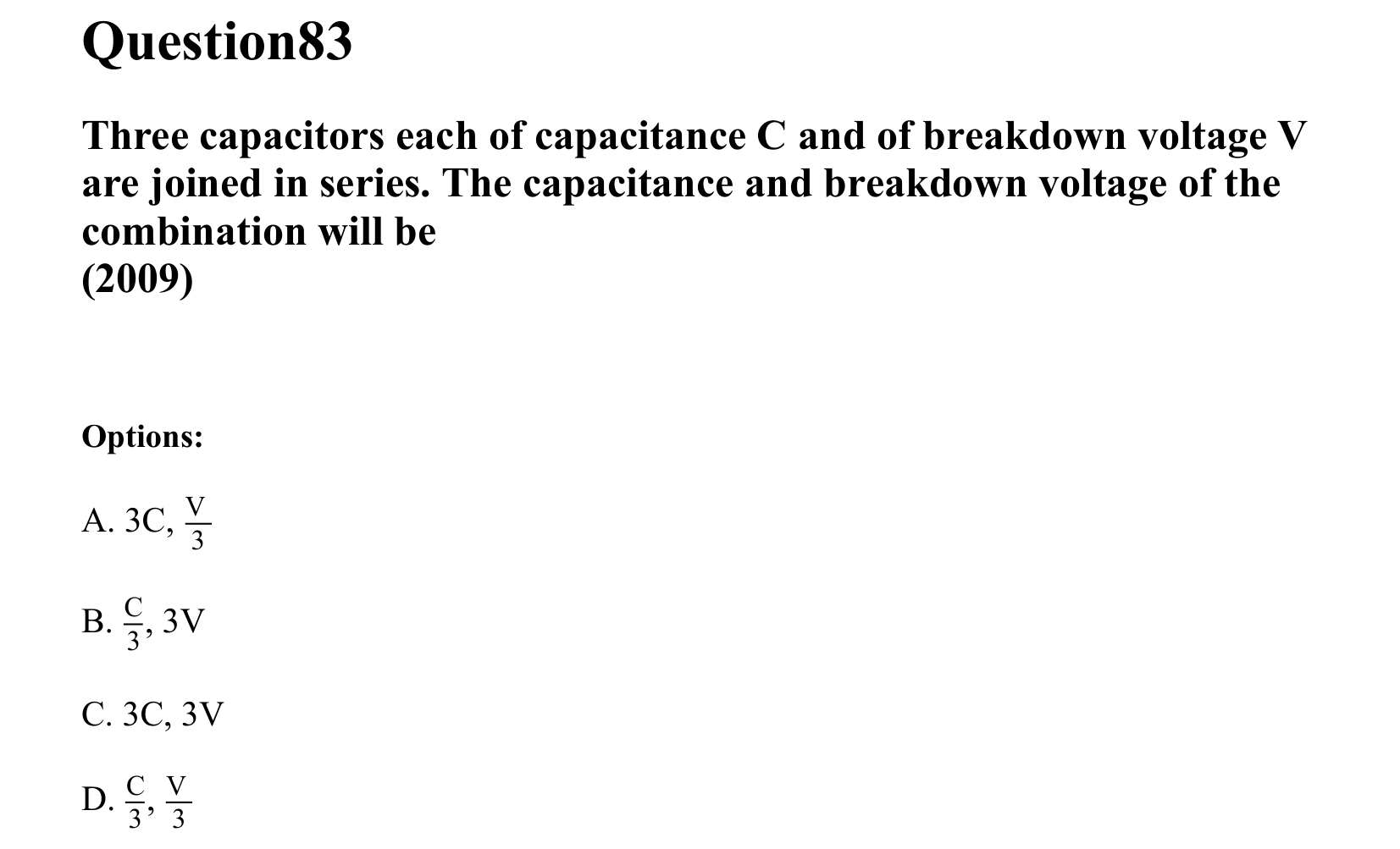 Electrostatics question 83