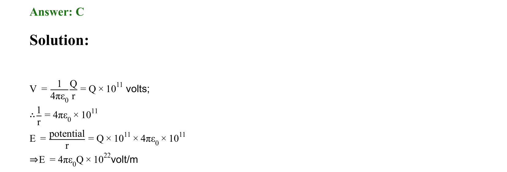 Electrostatics solution 86