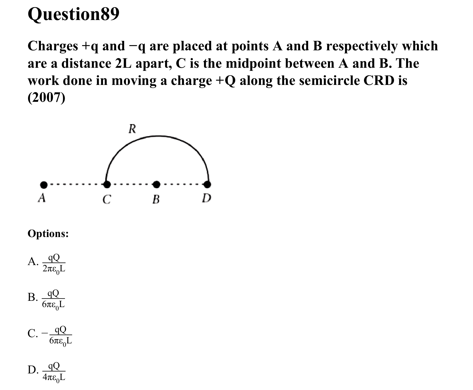 Electrostatics question 89