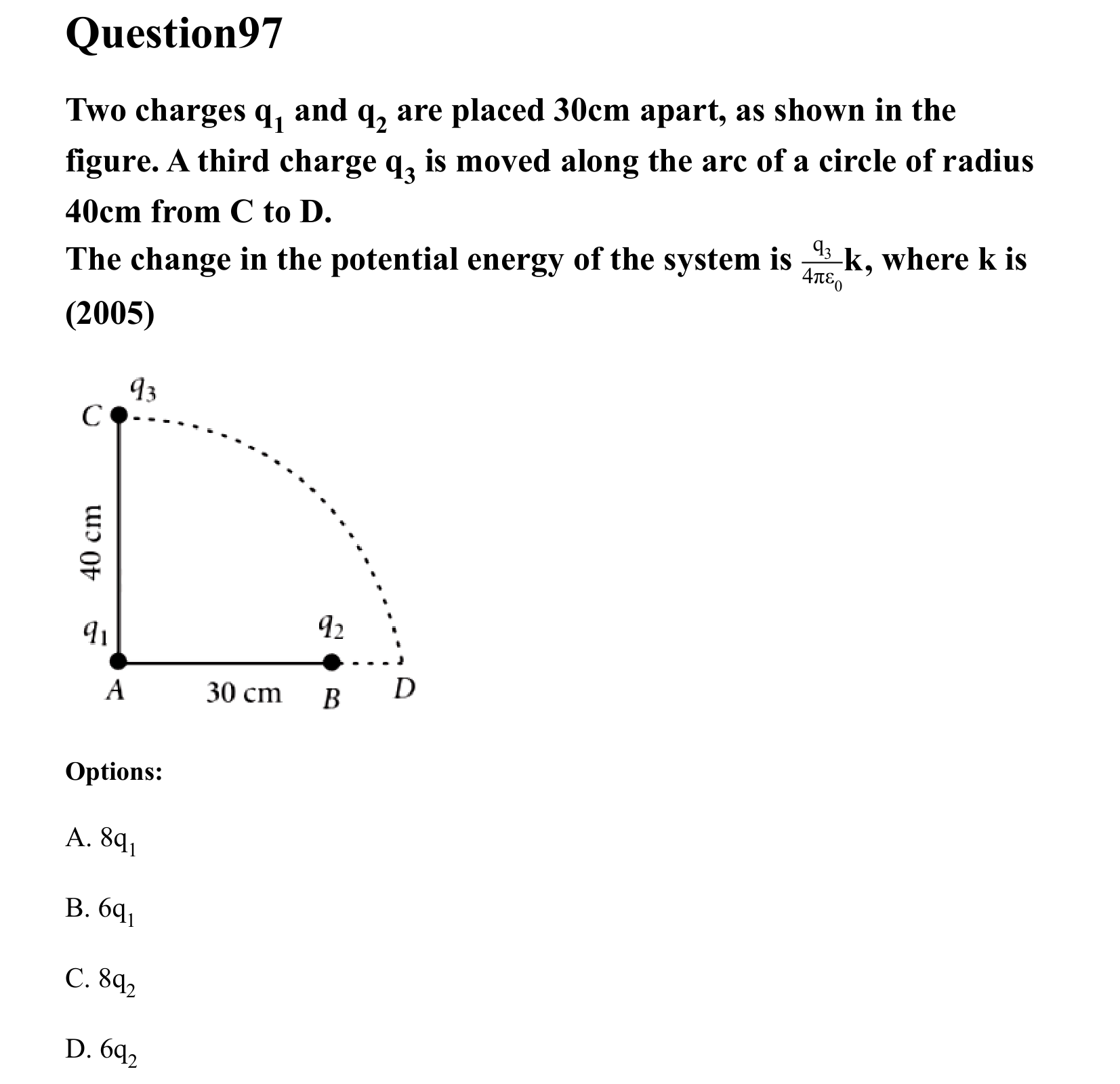 Electrostatics question 97