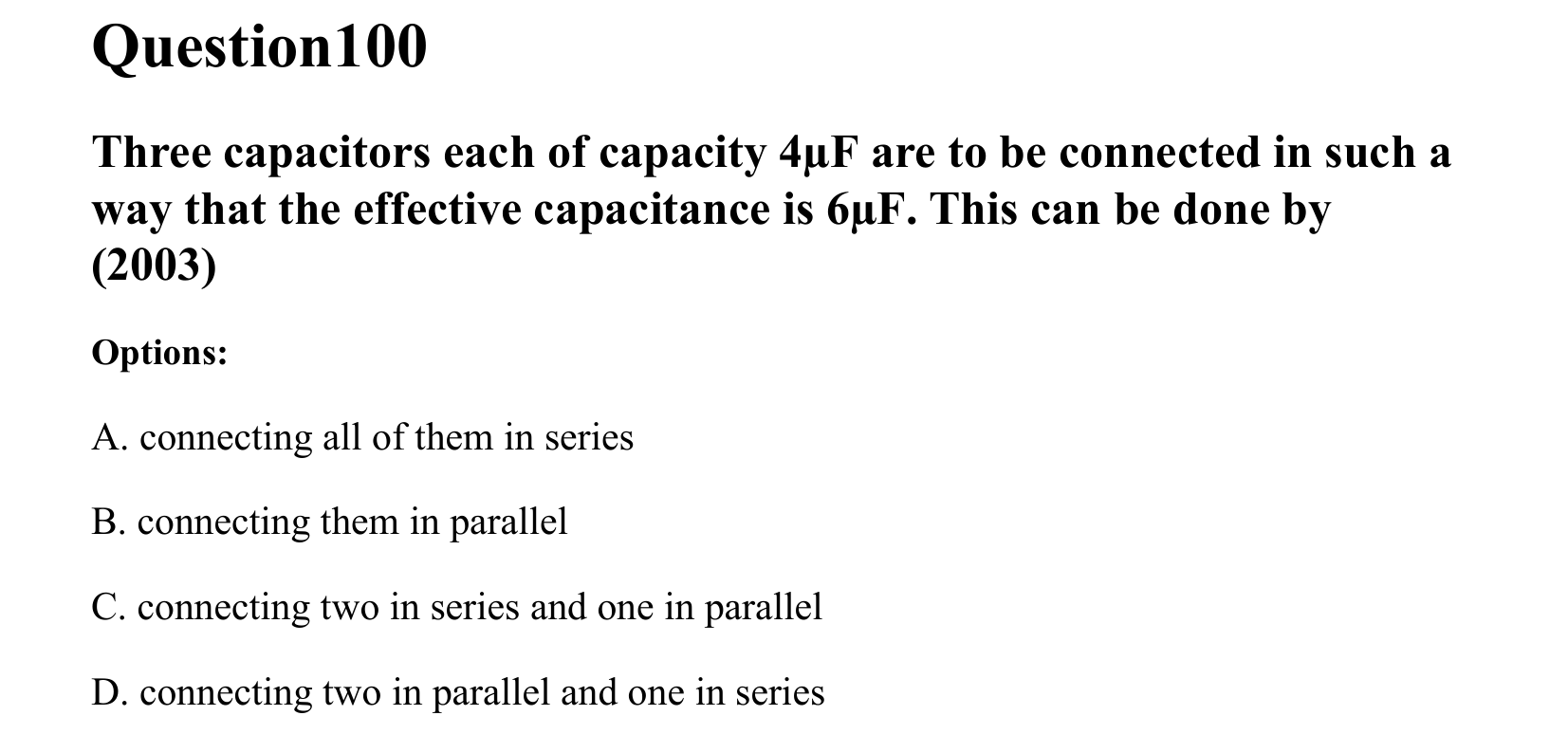 Electrostatics question 100