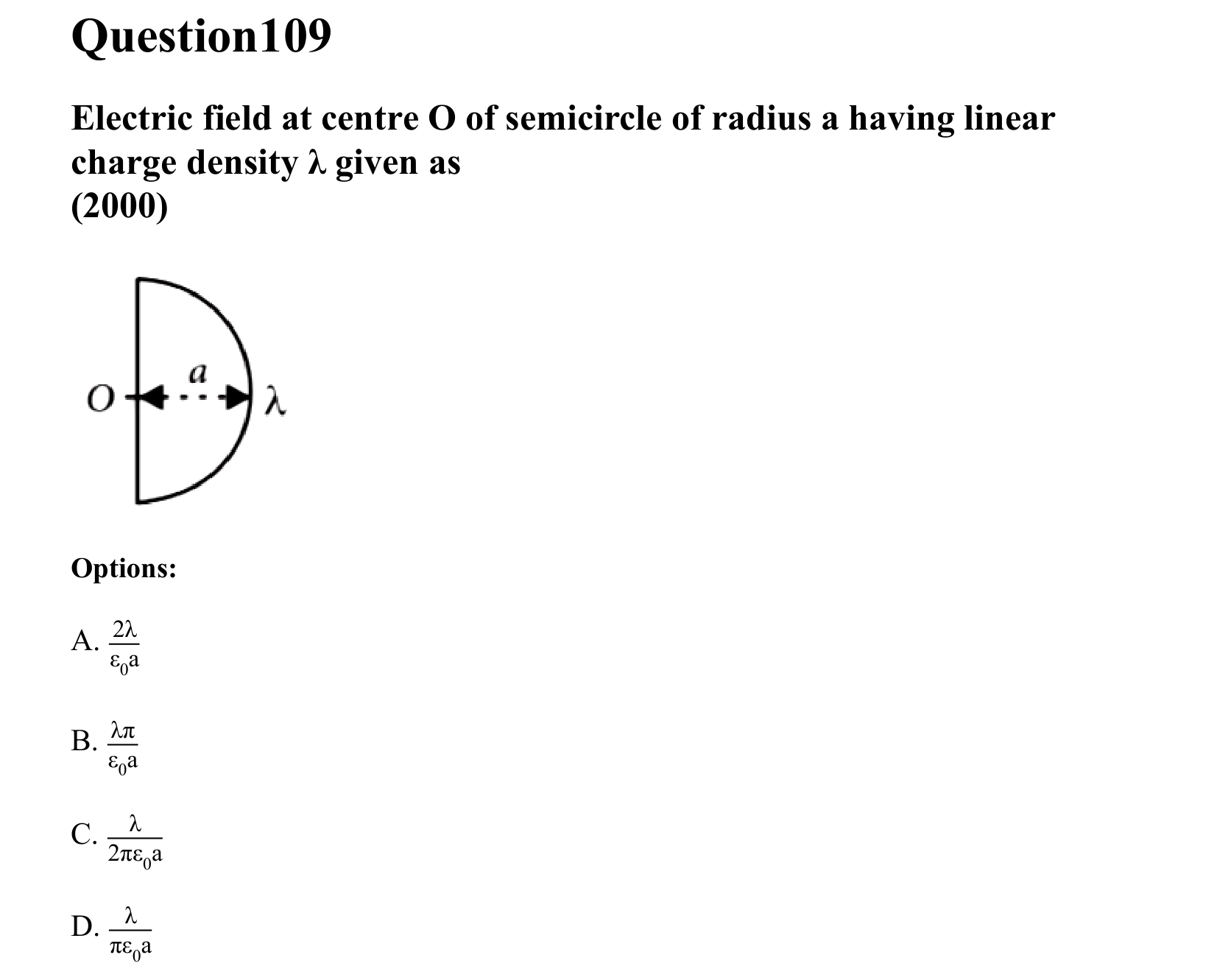 Electrostatics question 109