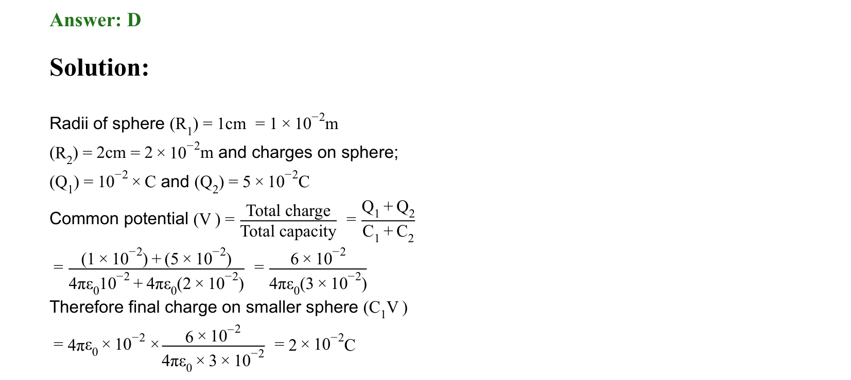 Electrostatics solution 120