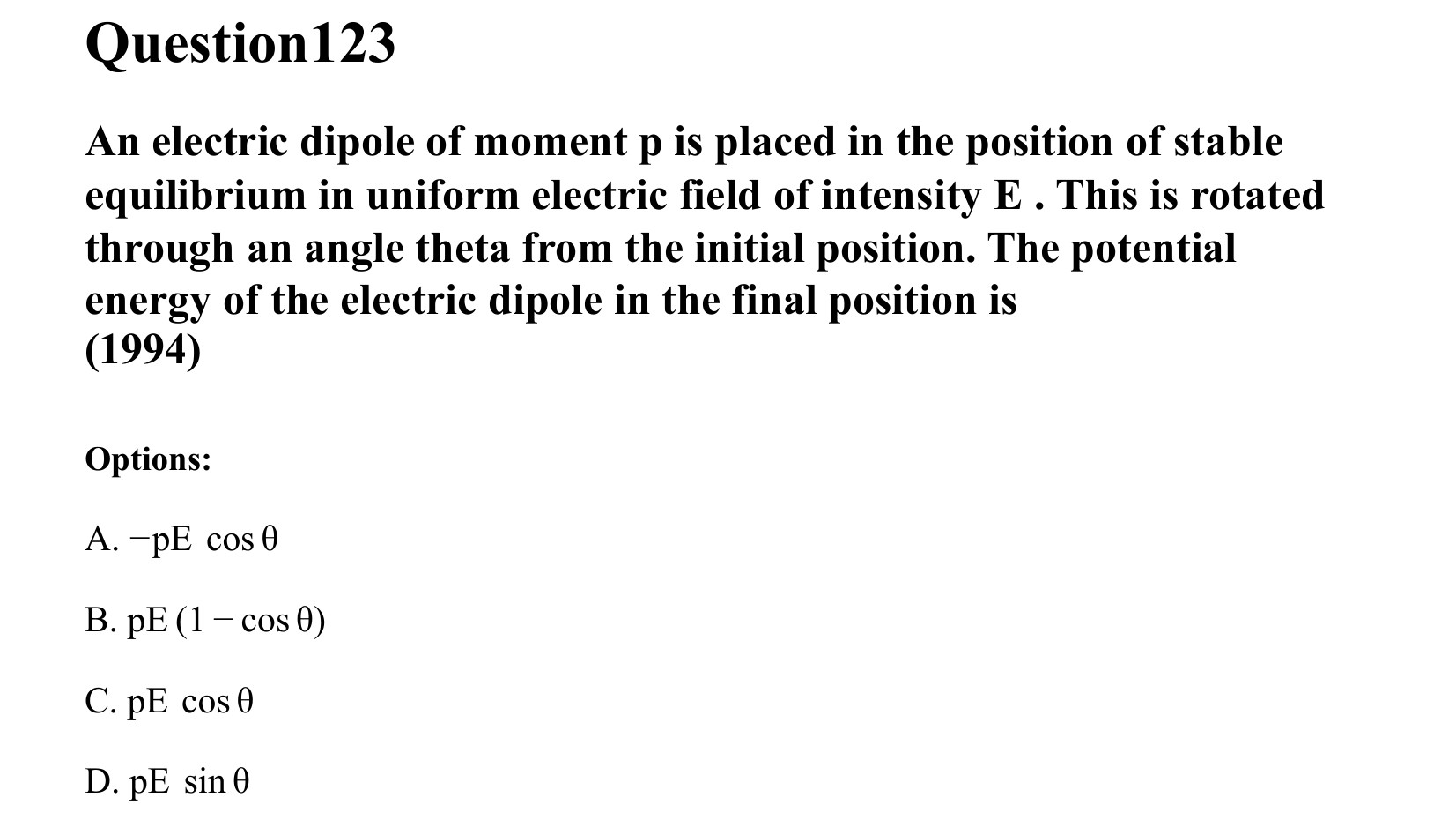 Electrostatics question 123