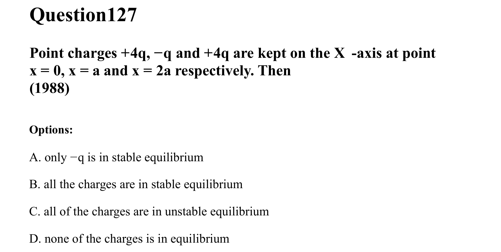 Electrostatics question 127