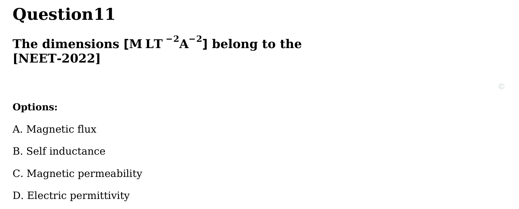 Magnetism and Matter question 11