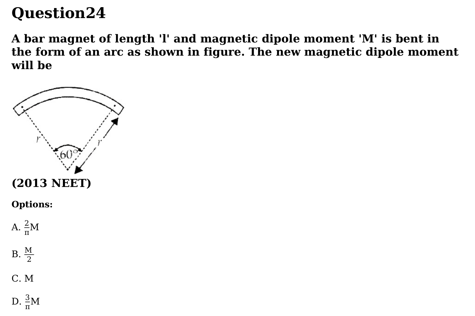Magnetism and Matter question 24