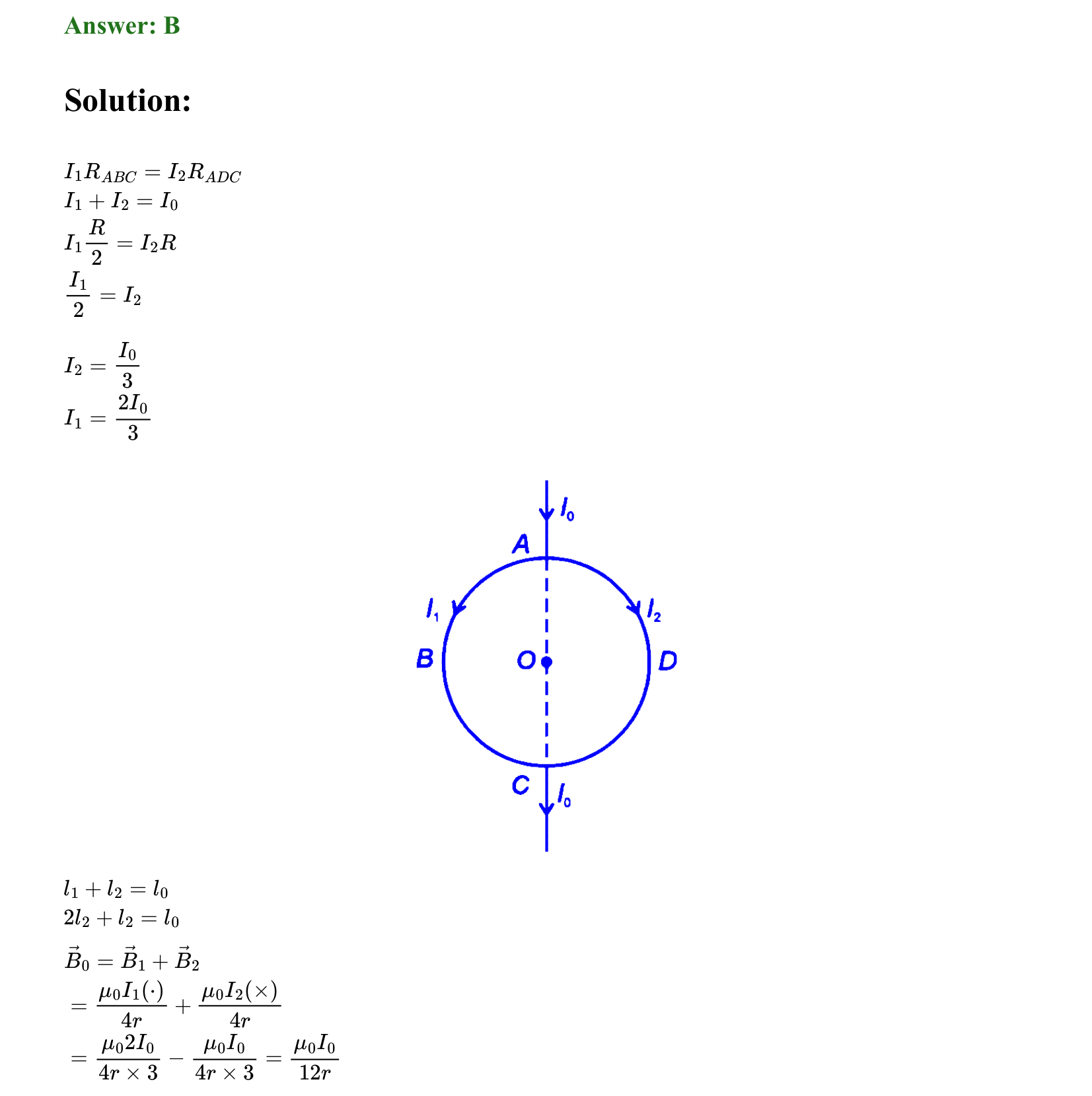 Moving Charges and Magnetism solution 4