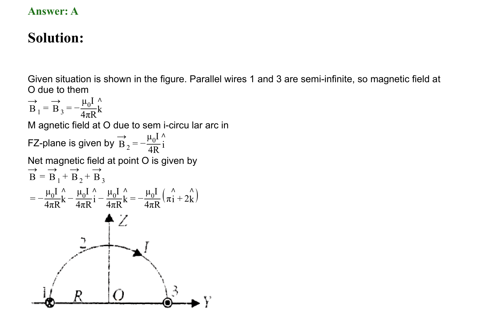 Moving Charges and Magnetism solution 37
