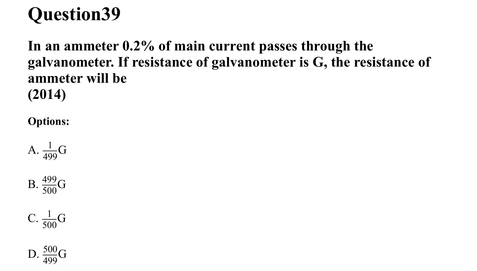 Moving Charges and Magnetism question 39