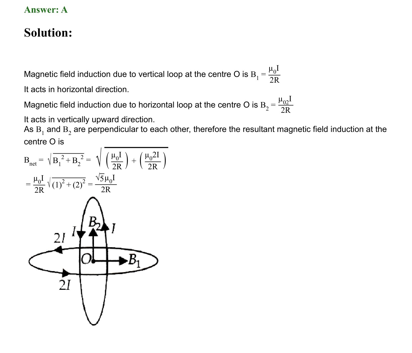 Moving Charges and Magnetism solution 44