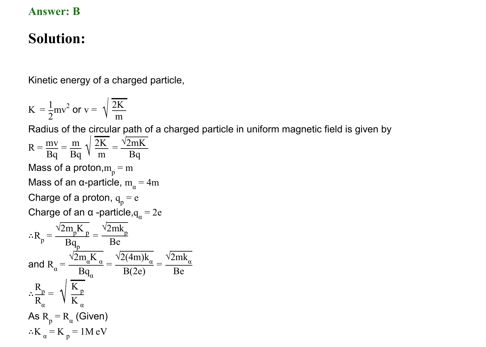 Moving Charges and Magnetism solution 47
