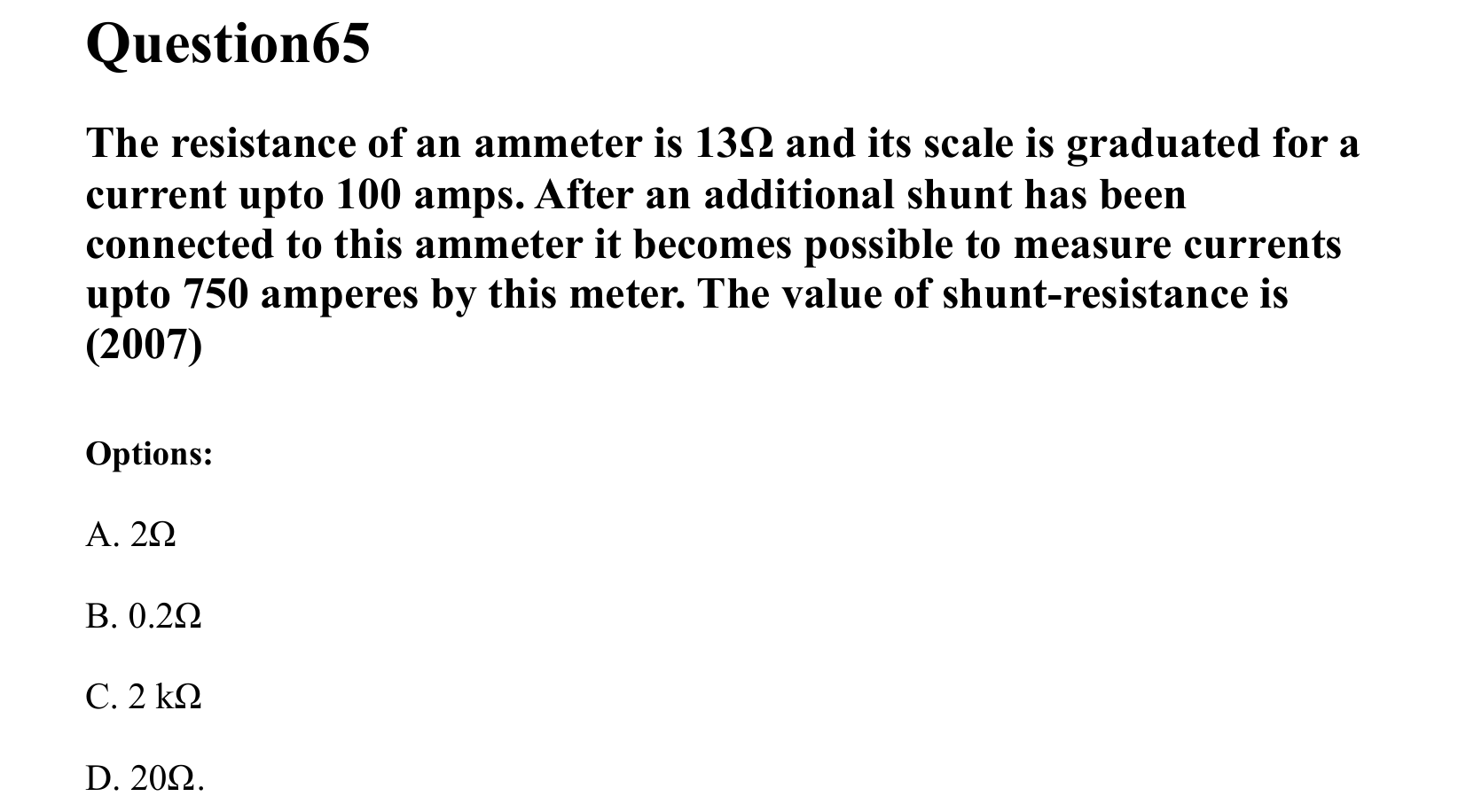 Moving Charges and Magnetism question 65