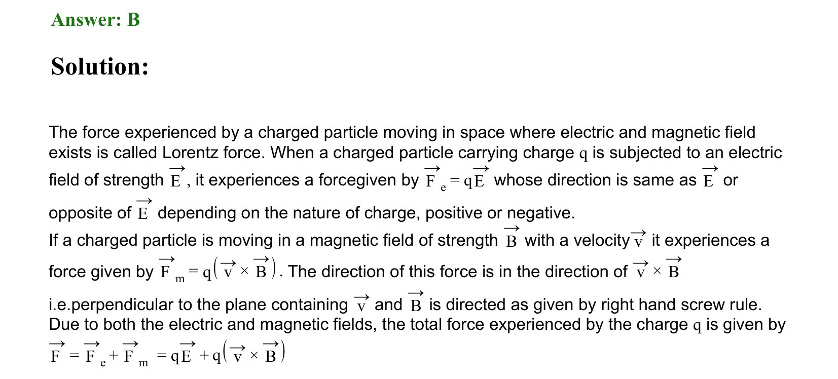 Moving Charges and Magnetism solution 74