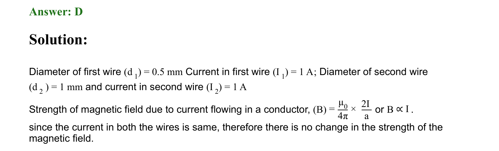 Moving Charges and Magnetism solution 80