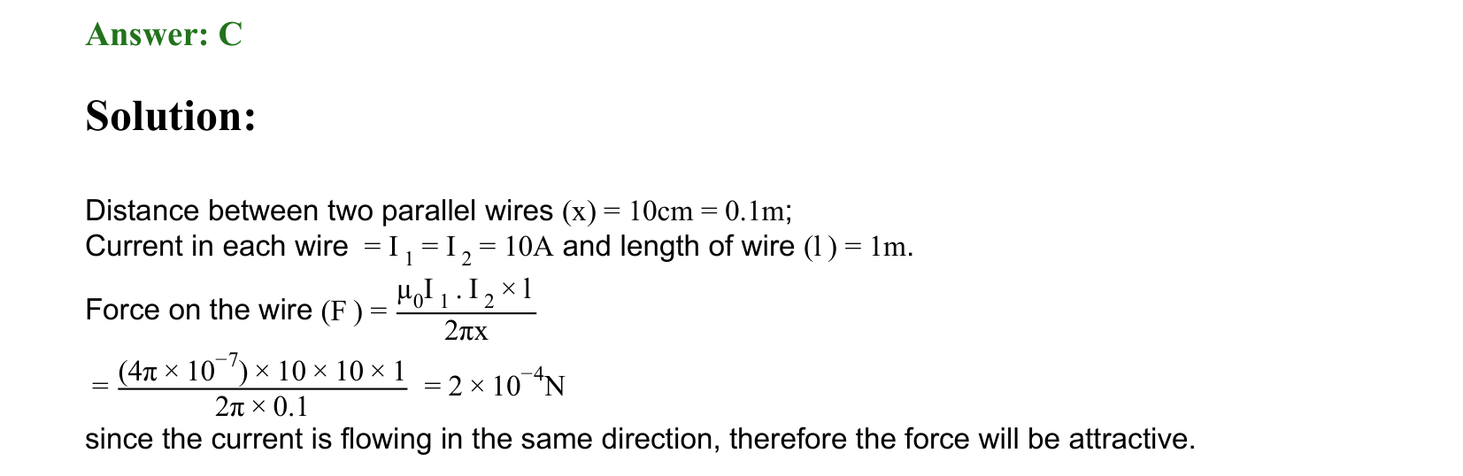 Moving Charges and Magnetism solution 87