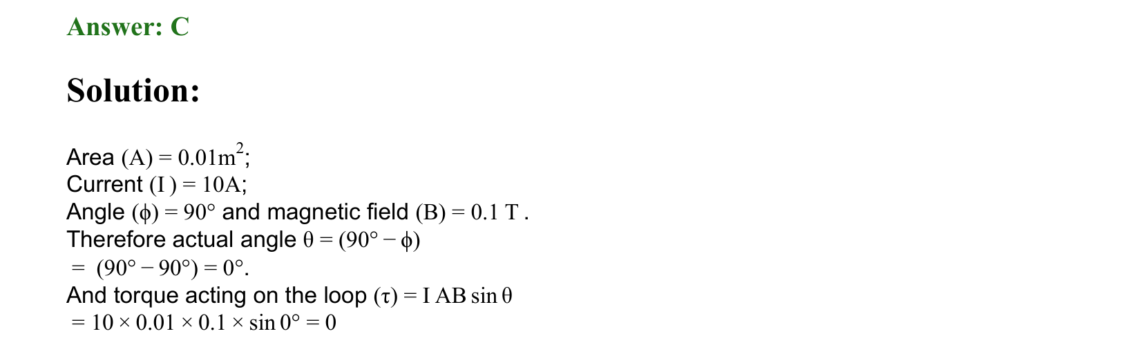 Moving Charges and Magnetism solution 94
