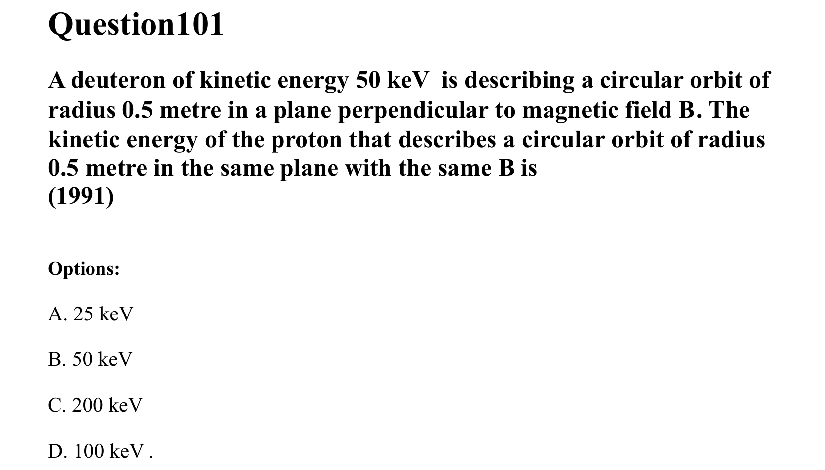 Moving Charges and Magnetism question 101