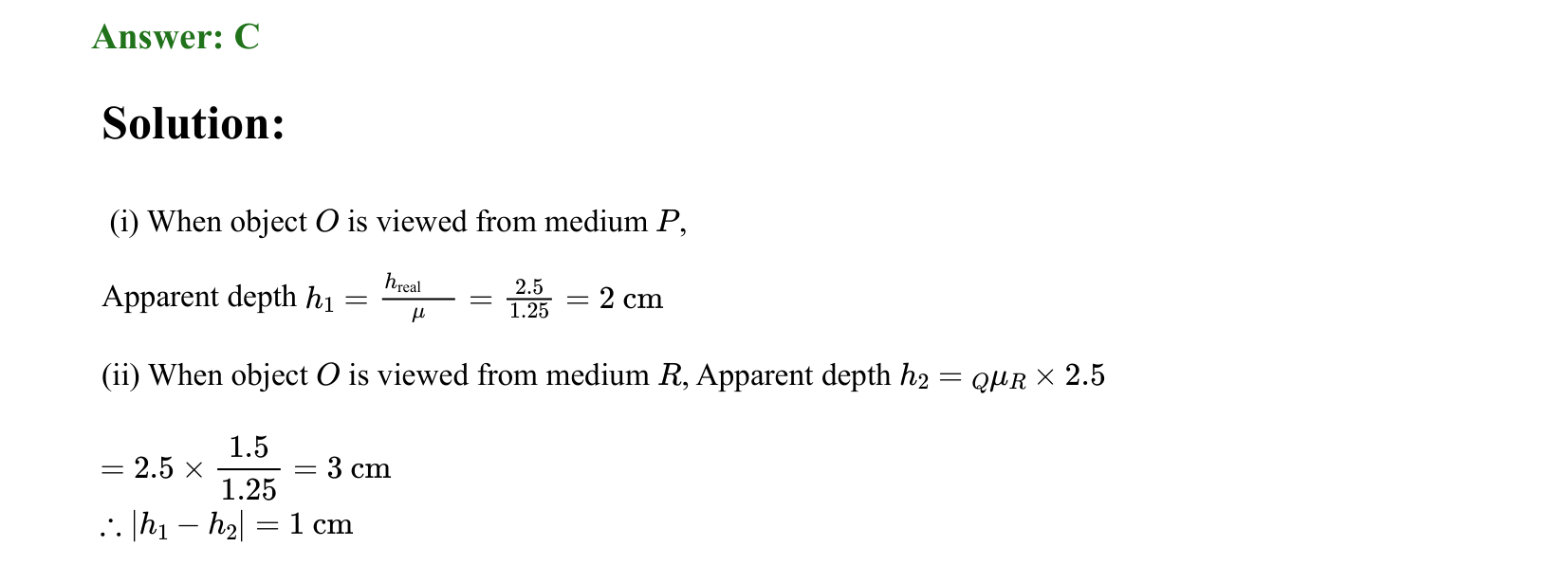 Ray Optics and Wave Optics solution 7