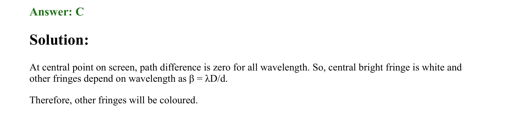 Ray Optics and Wave Optics solution 16