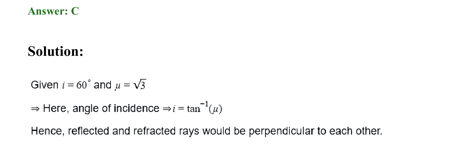 Ray Optics and Wave Optics solution 33
