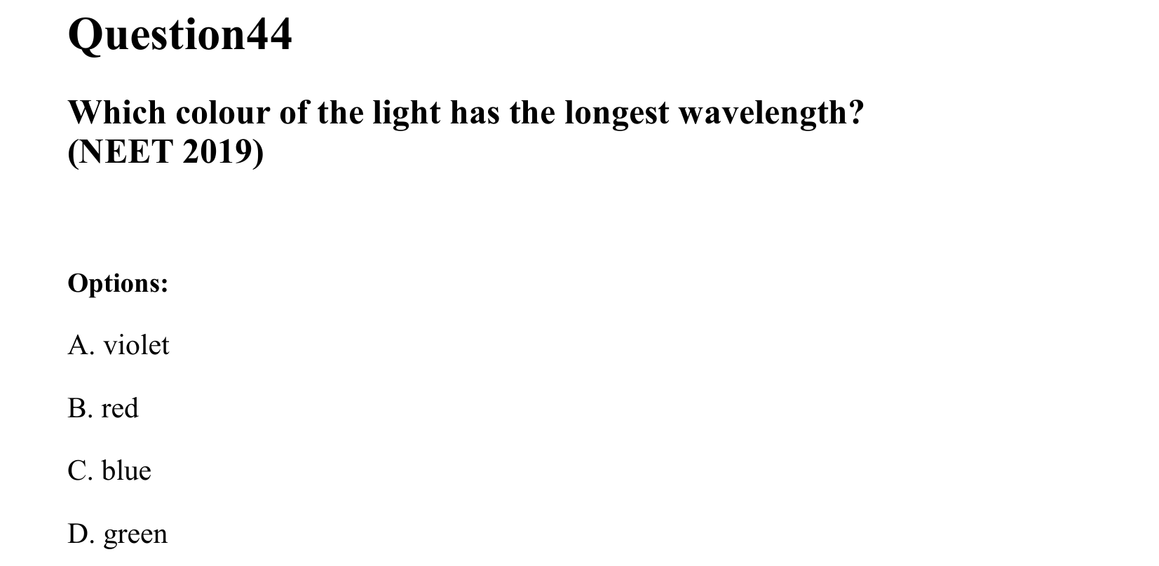 Ray Optics and Wave Optics question 44