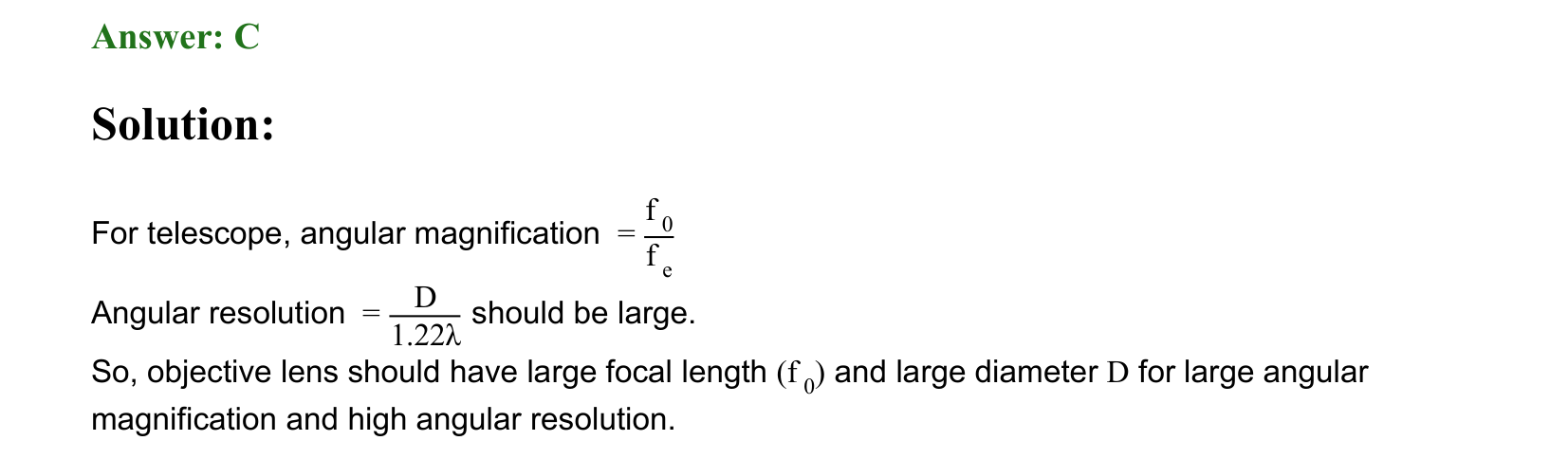 Ray Optics and Wave Optics solution 54