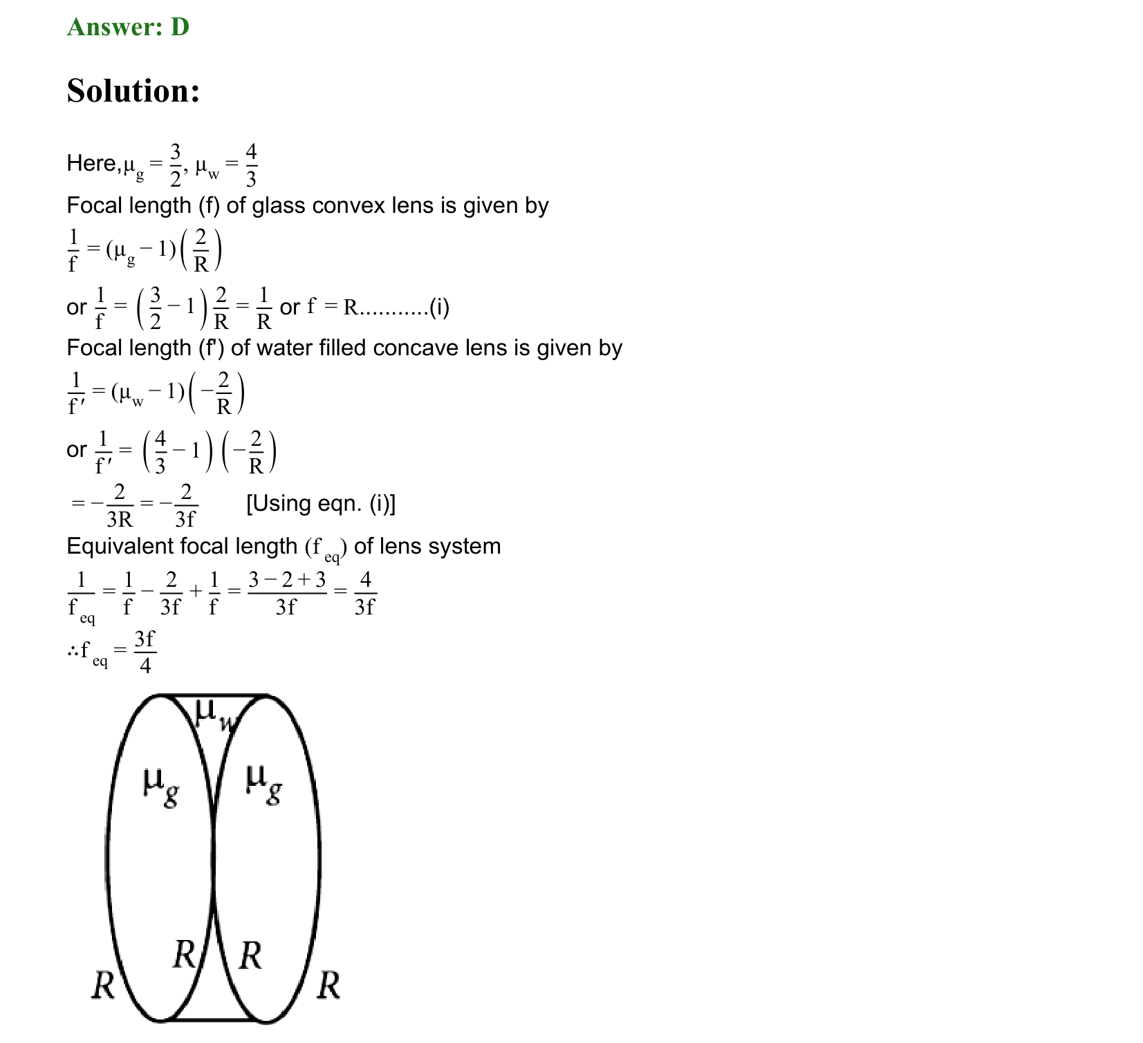 Ray Optics and Wave Optics solution 66