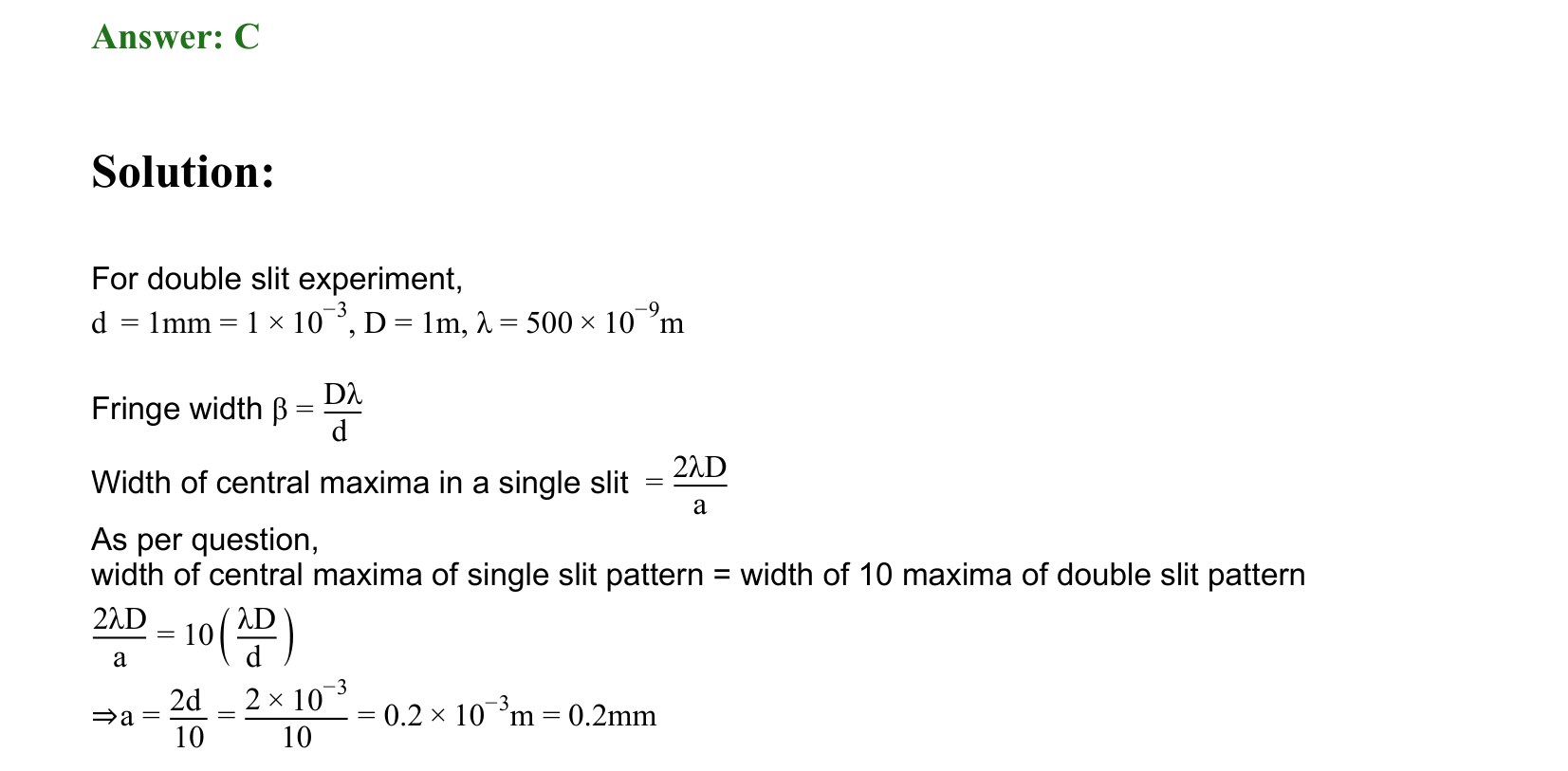 Ray Optics and Wave Optics solution 73