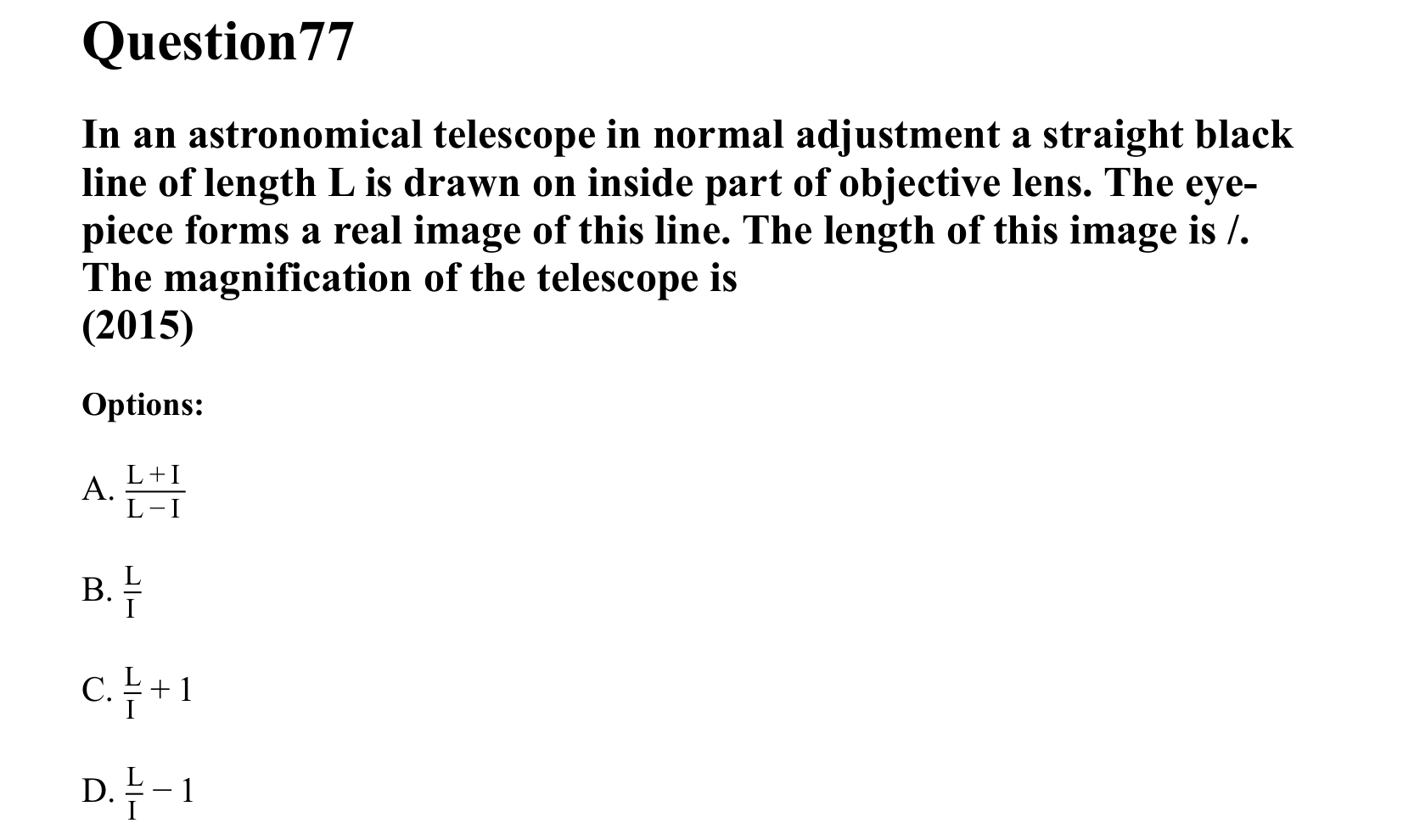 Ray Optics and Wave Optics question 77