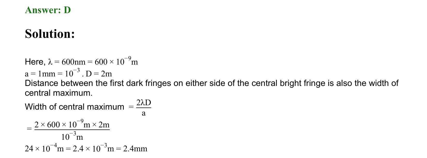 Ray Optics and Wave Optics solution 79