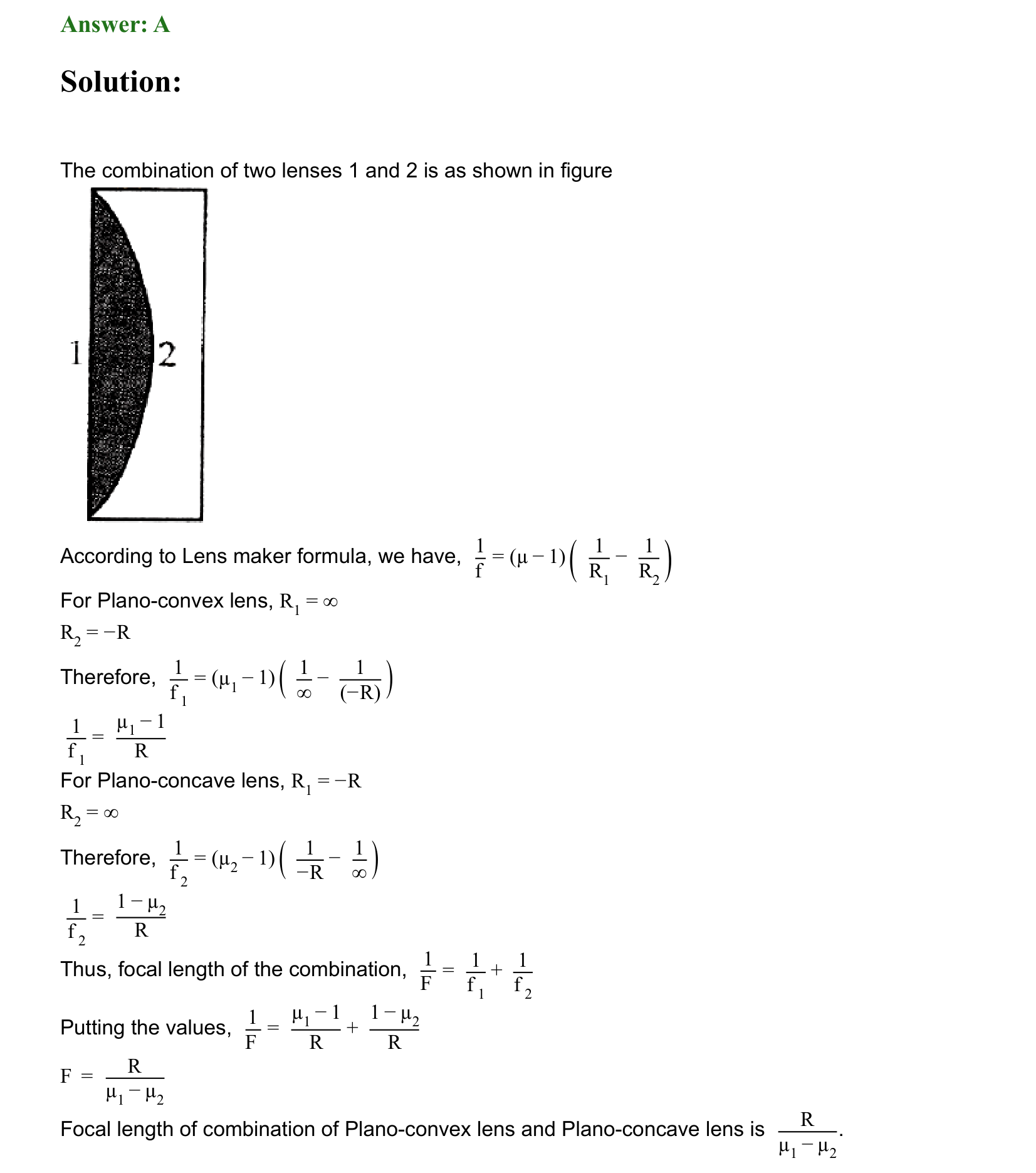 Ray Optics and Wave Optics solution 83