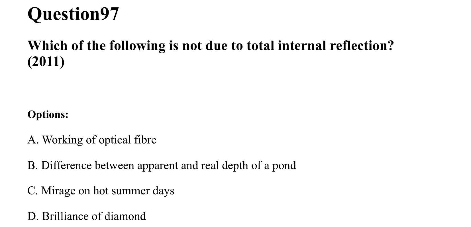 Ray Optics and Wave Optics question 97