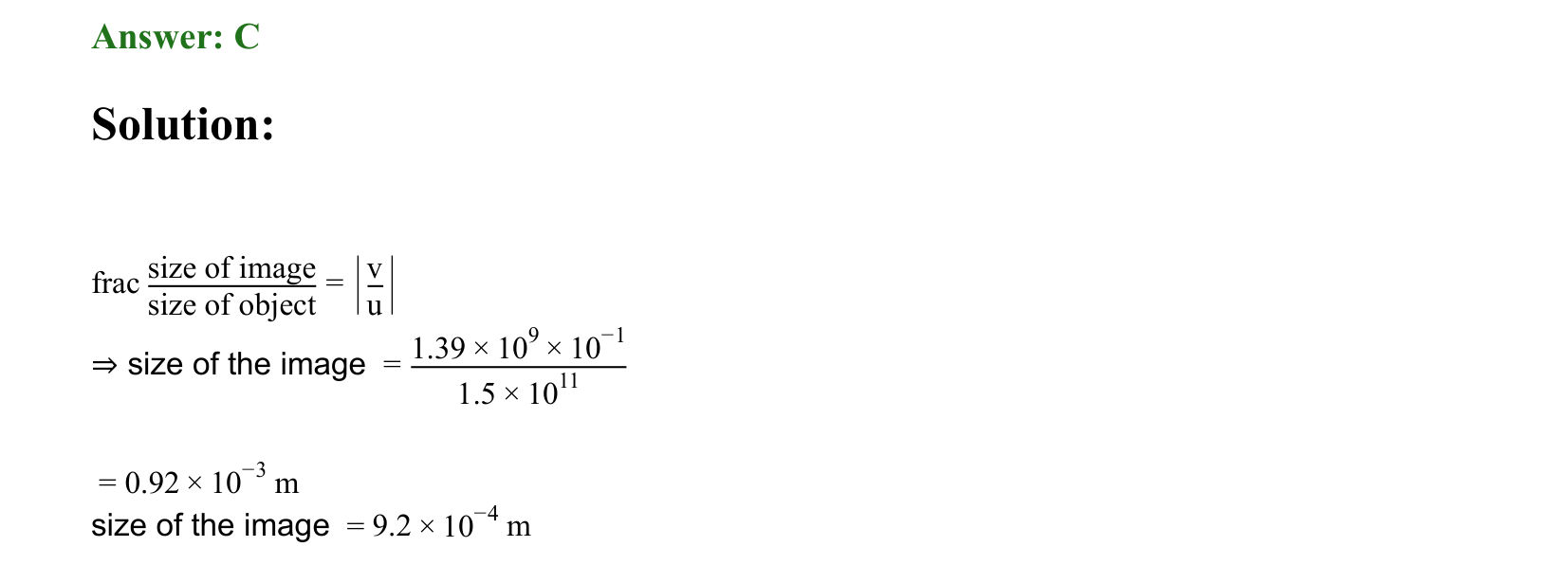 Ray Optics and Wave Optics solution 105