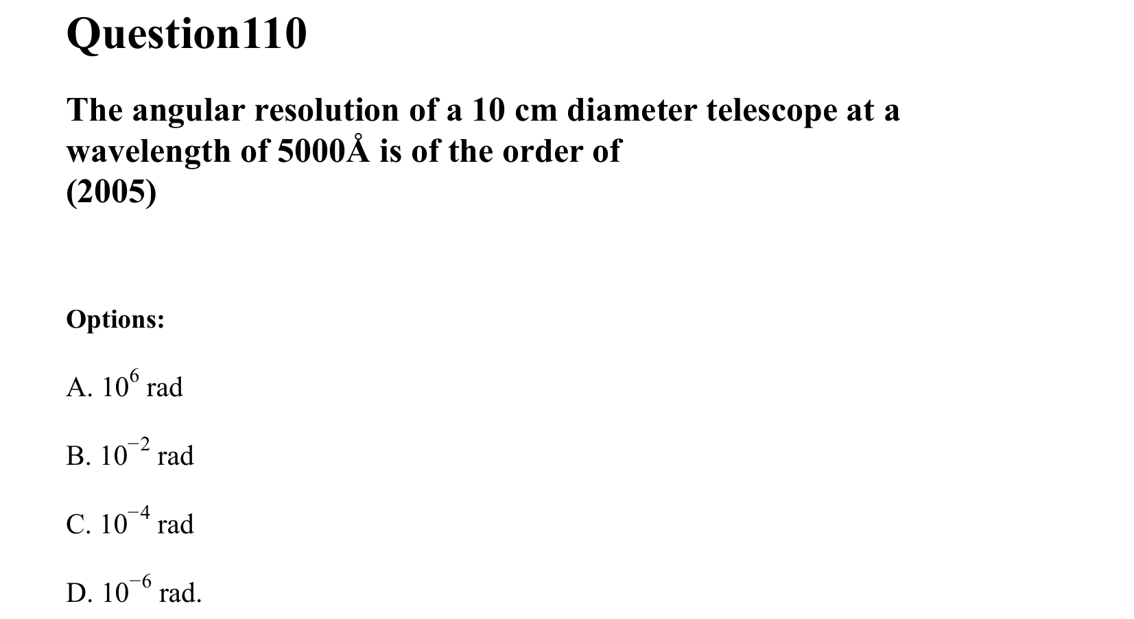 Ray Optics and Wave Optics question 110