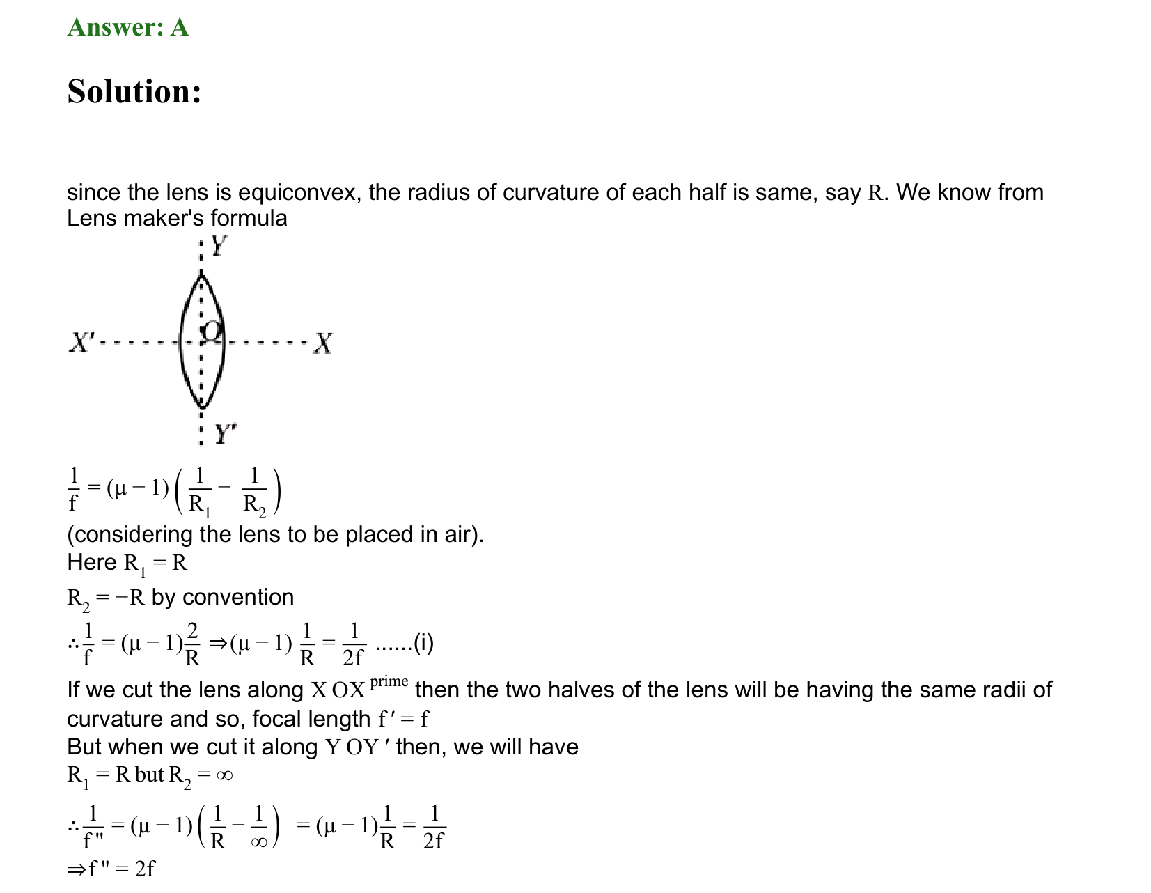 Ray Optics and Wave Optics solution 114