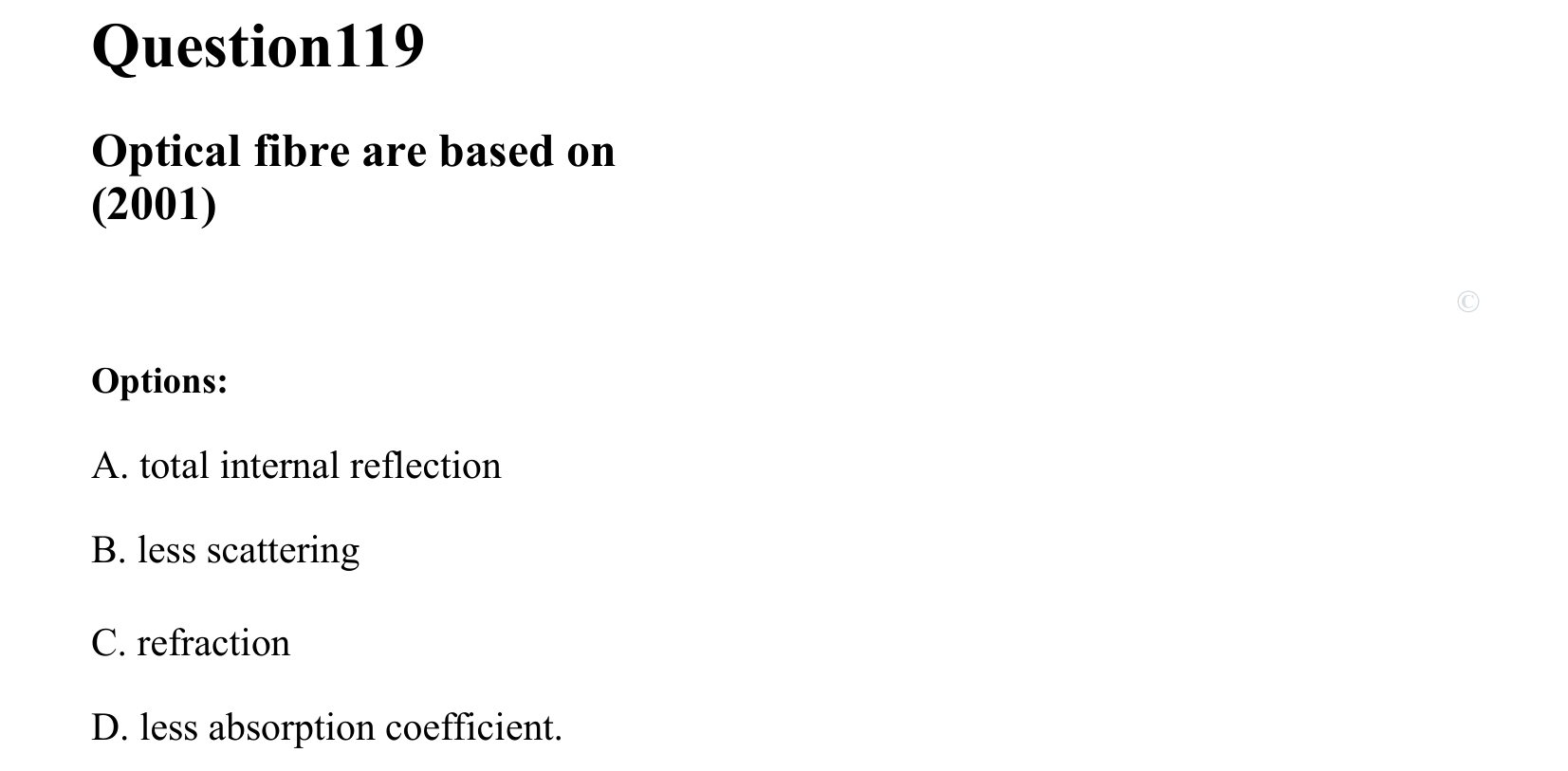 Ray Optics and Wave Optics question 119
