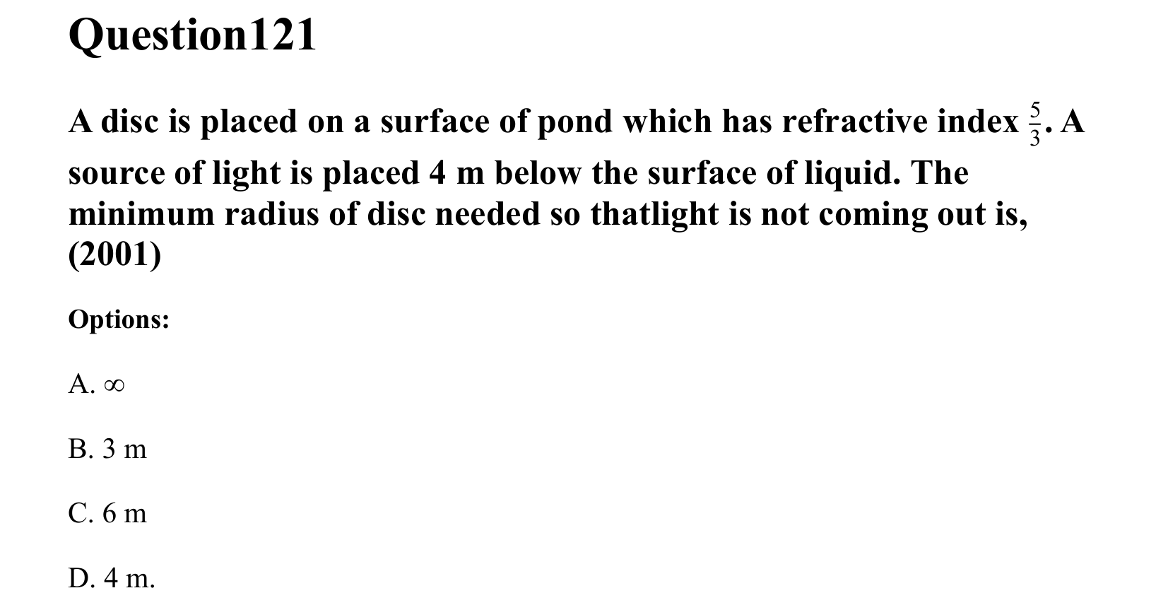Ray Optics and Wave Optics question 121