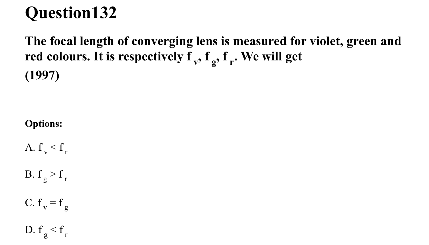 Ray Optics and Wave Optics question 132
