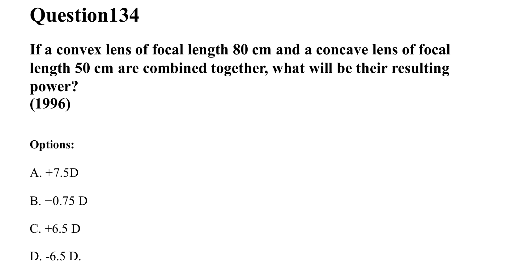 Ray Optics and Wave Optics question 134