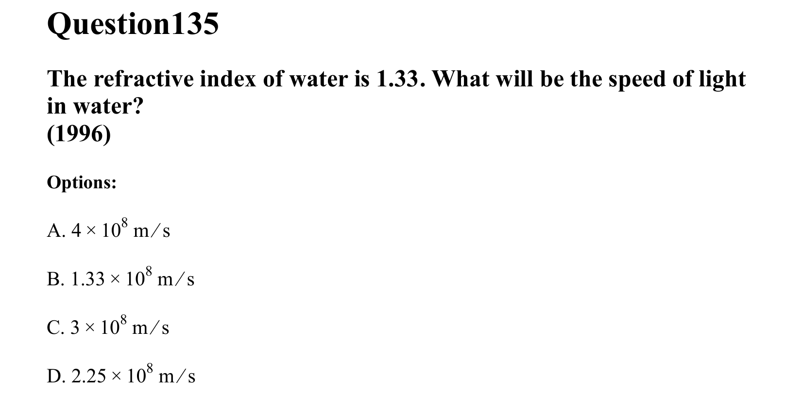 Ray Optics and Wave Optics question 135