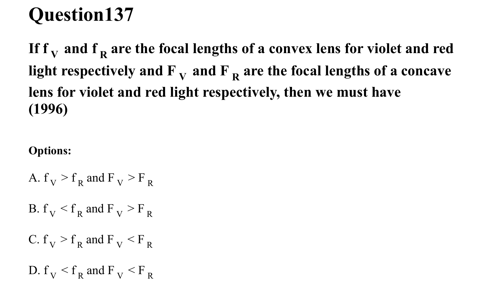 Ray Optics and Wave Optics question 137