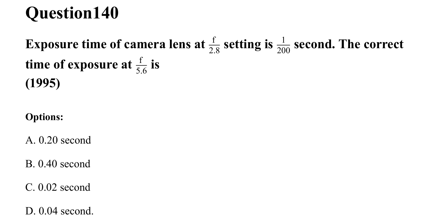 Ray Optics and Wave Optics question 140