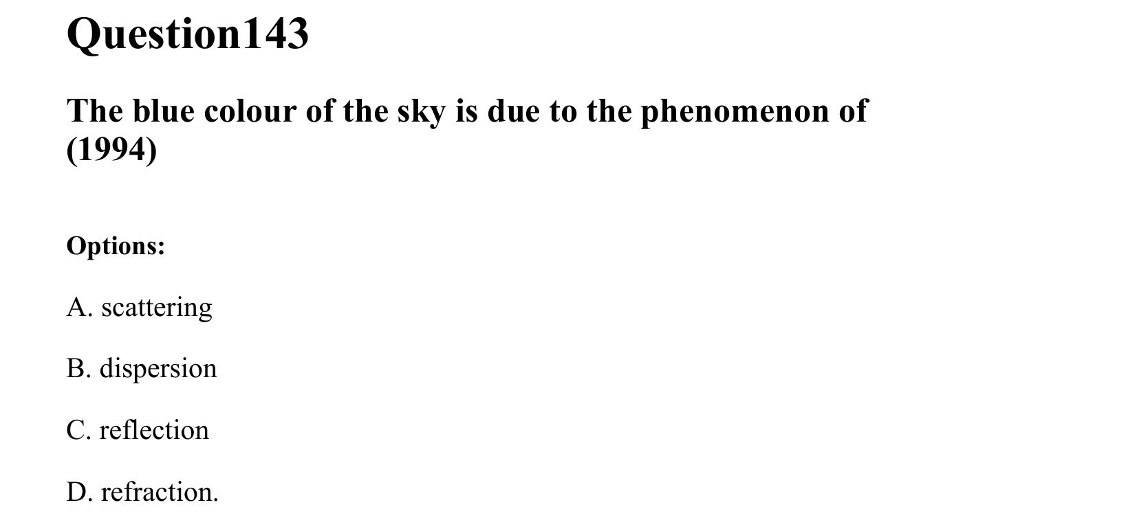 Ray Optics and Wave Optics question 143