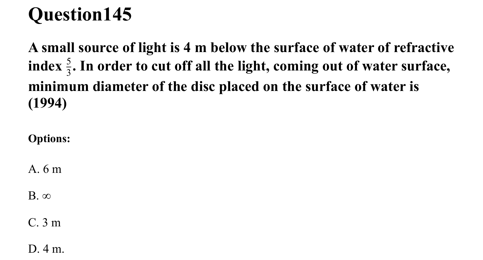Ray Optics and Wave Optics question 145