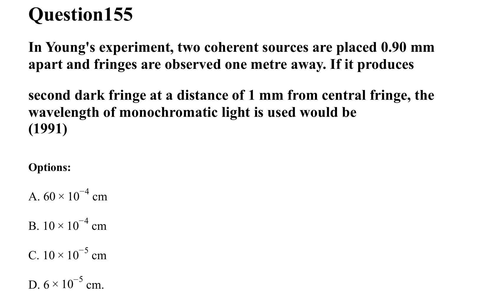 Ray Optics and Wave Optics question 155