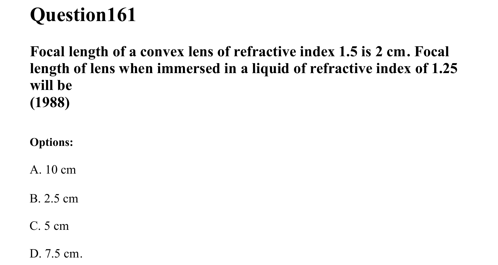 Ray Optics and Wave Optics question 161